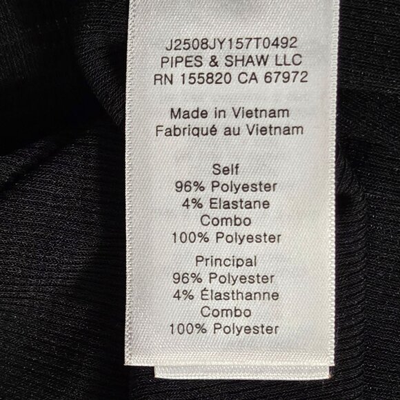 NWT Veronica Beard Women's Drexler Top - Black - Picture 4 of 6